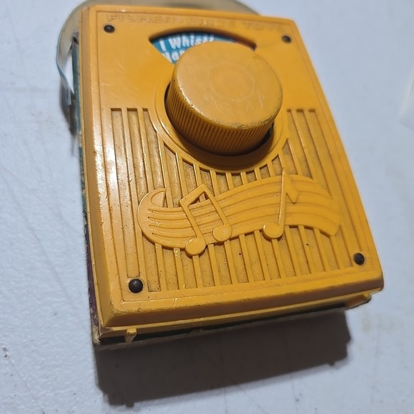 1977 Fisher Price Music Box Pocket Radio,‎ " I Whistle A Happy Tune "used,rare - Picture 2 of 7
